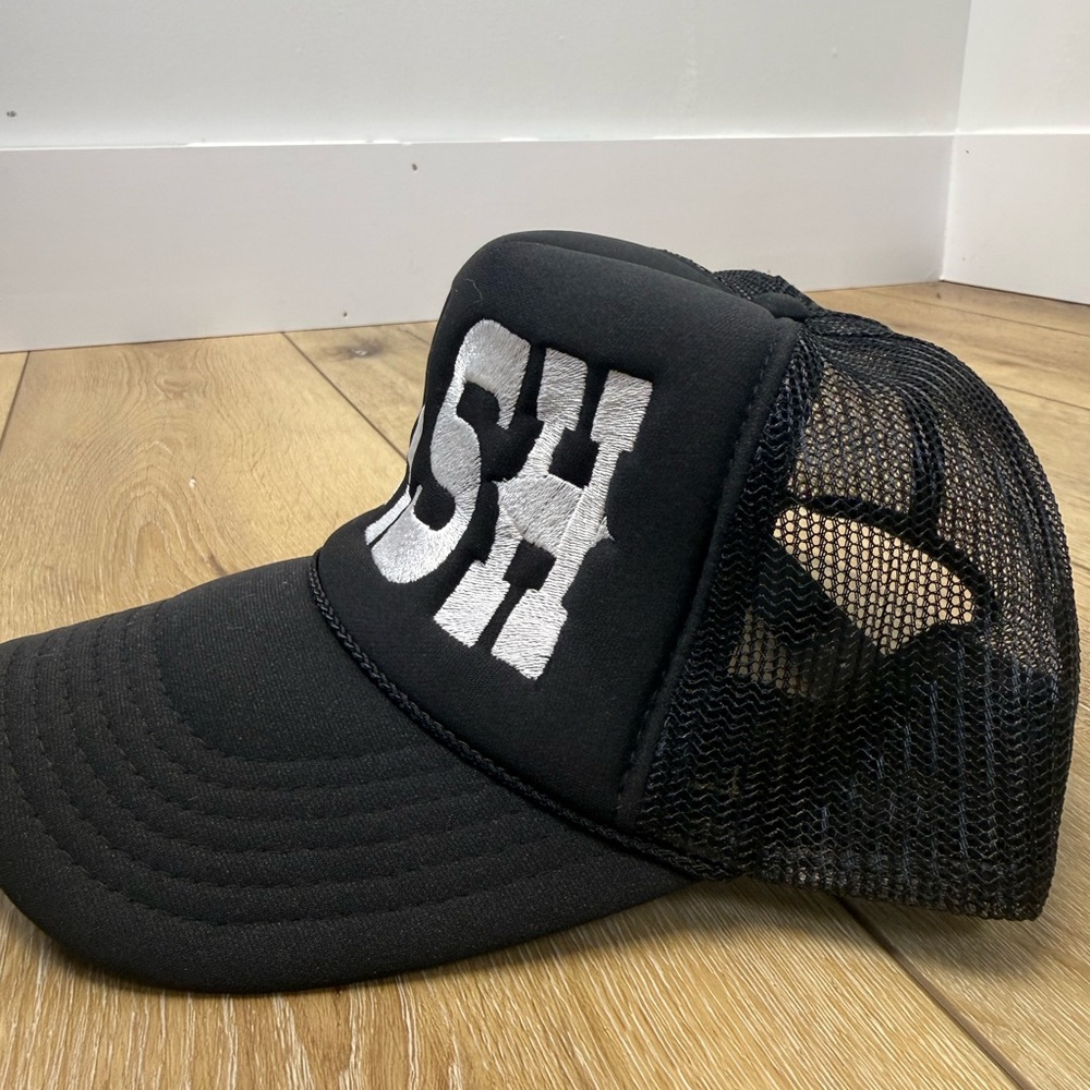 Johnny Cash Otto Trucker Black Hat Embroidery One Size Adjustable - Picture 3 of 8